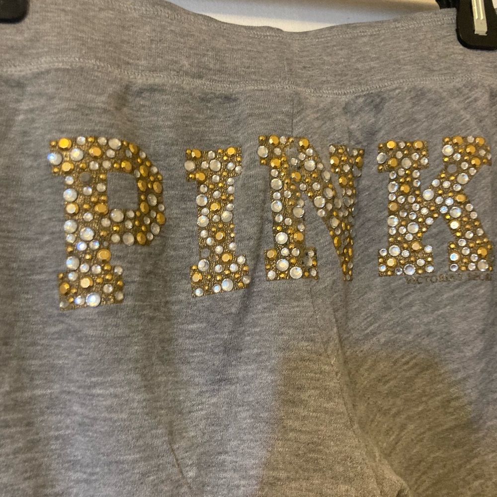 VTG BLING PINK Capri sweats - Picture 2 of 6